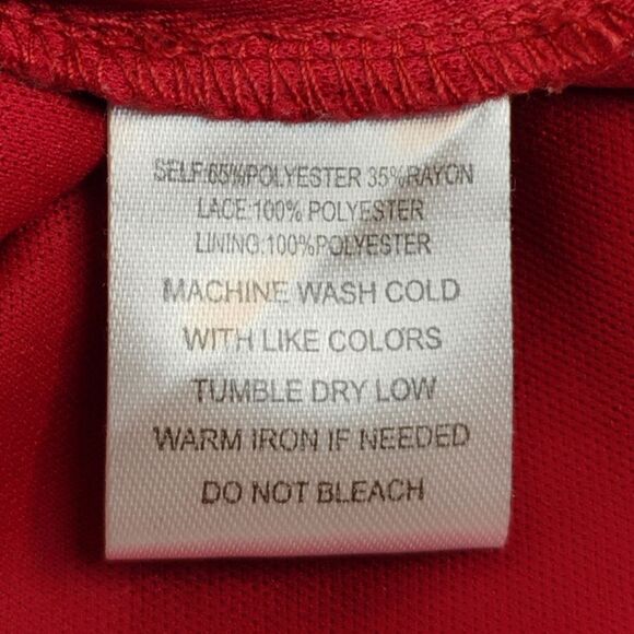 Indigo Rose 1X Mid-Length Plus Size Curvy Comfortable Long Sleeved Dress - Picture 3 of 16